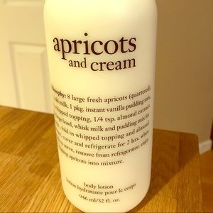 Philosophy 32oz-Apricots & Cream lotion w/pump